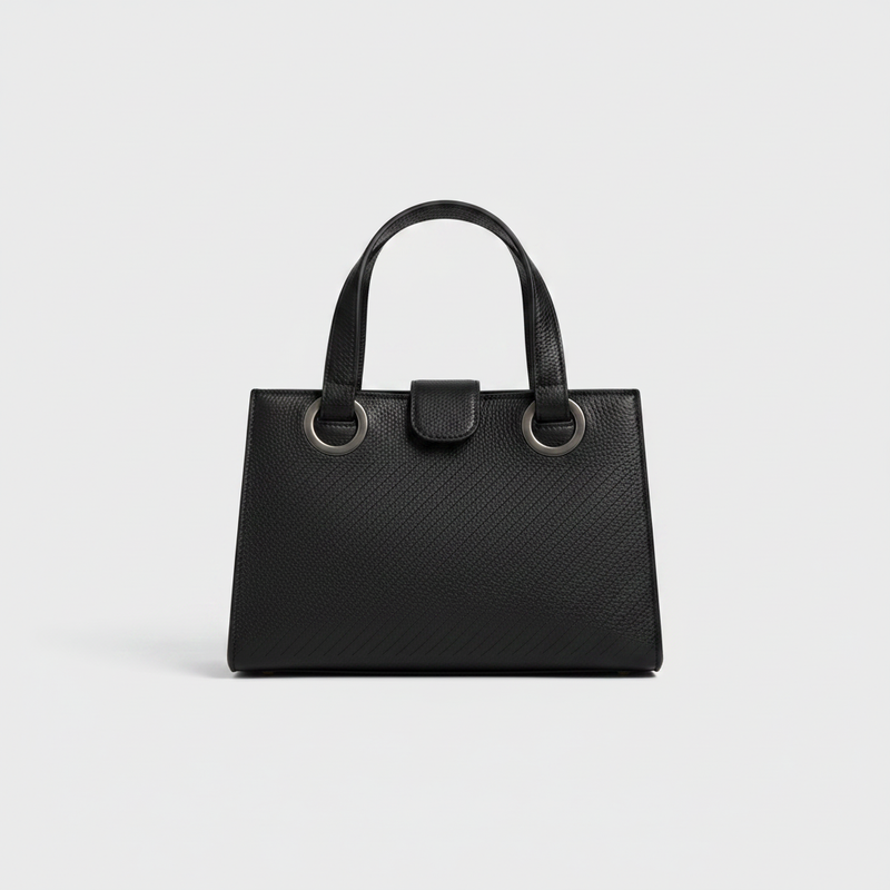 Medium Sized Calfskin Leather Handbag