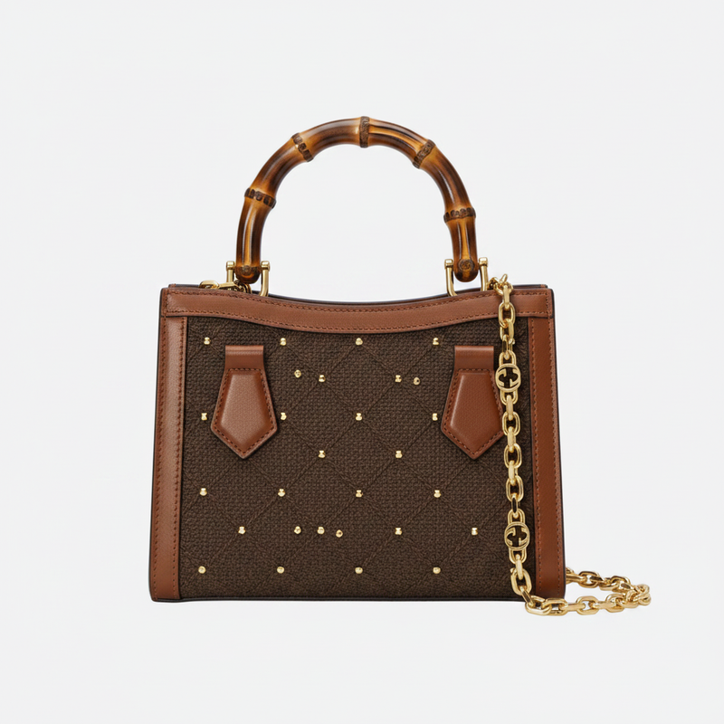 Small Crystal Embellished Tote Bag