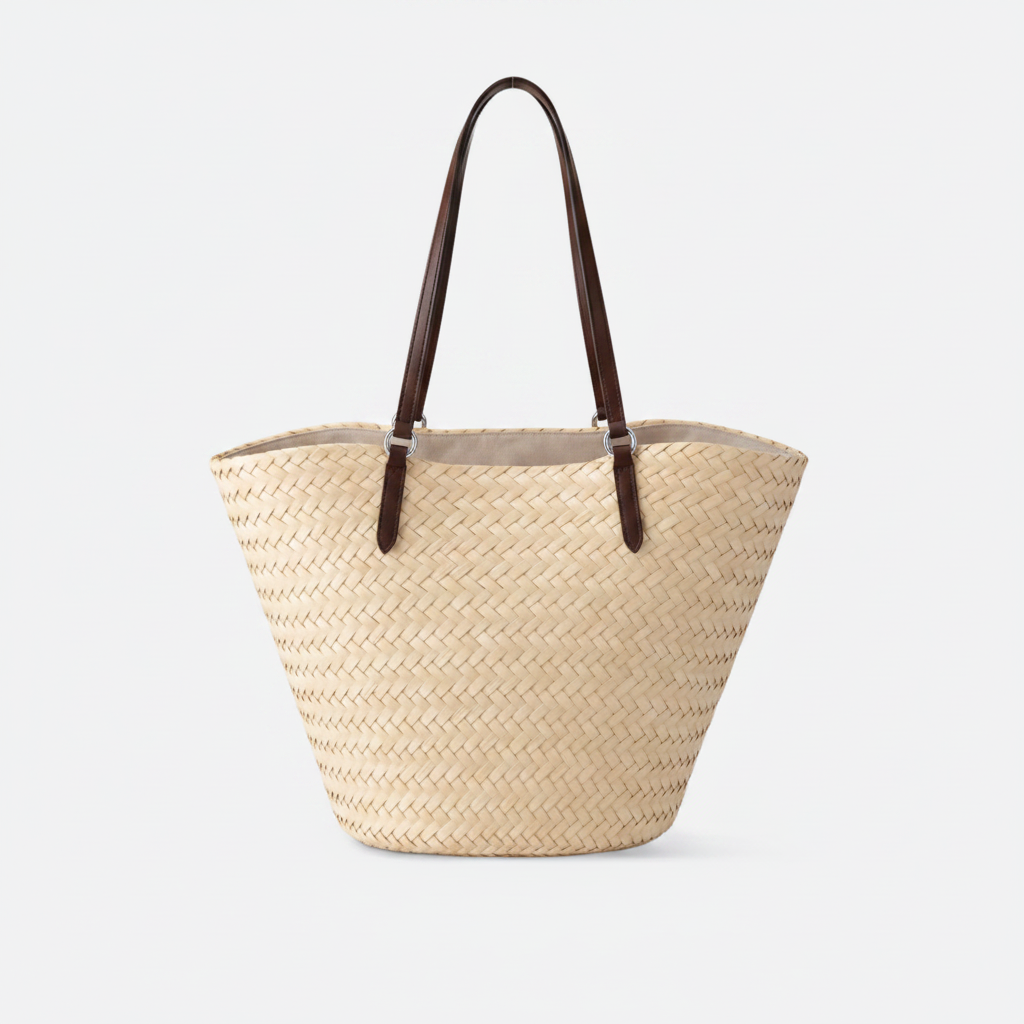 Monogrammed Canvas Shoulder Bag