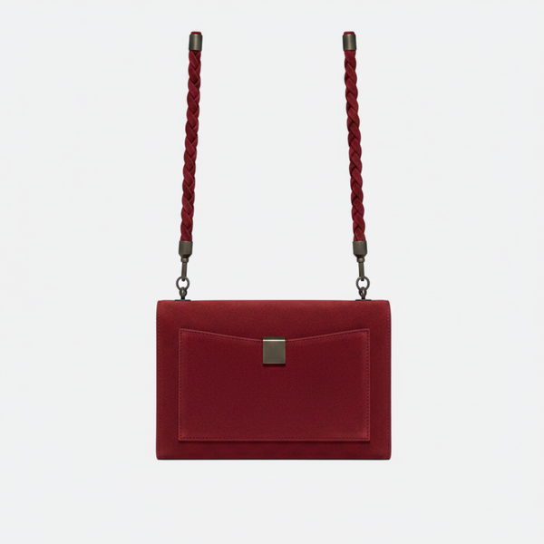 Small Glossy Leather Shoulder Bag
