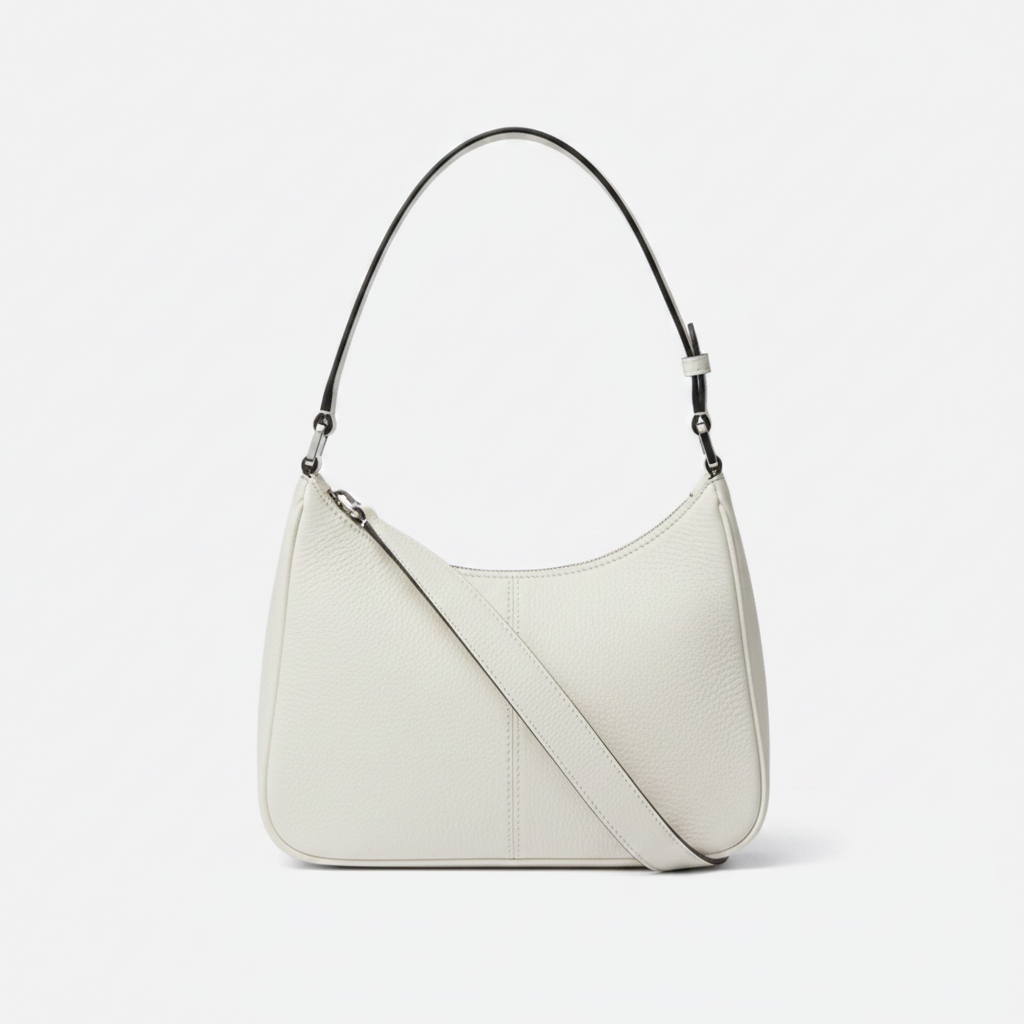 Brushed Leather Shoulder Bag