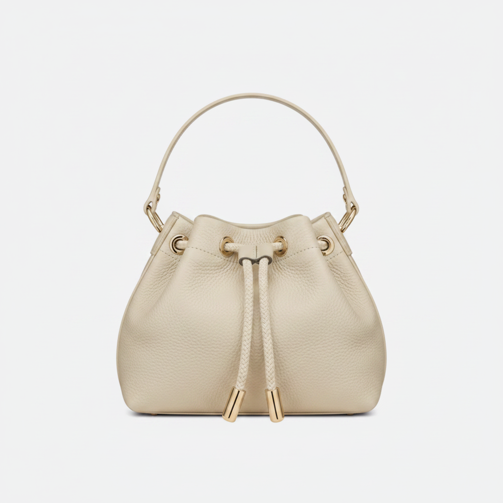 Beaded Leather Handbag