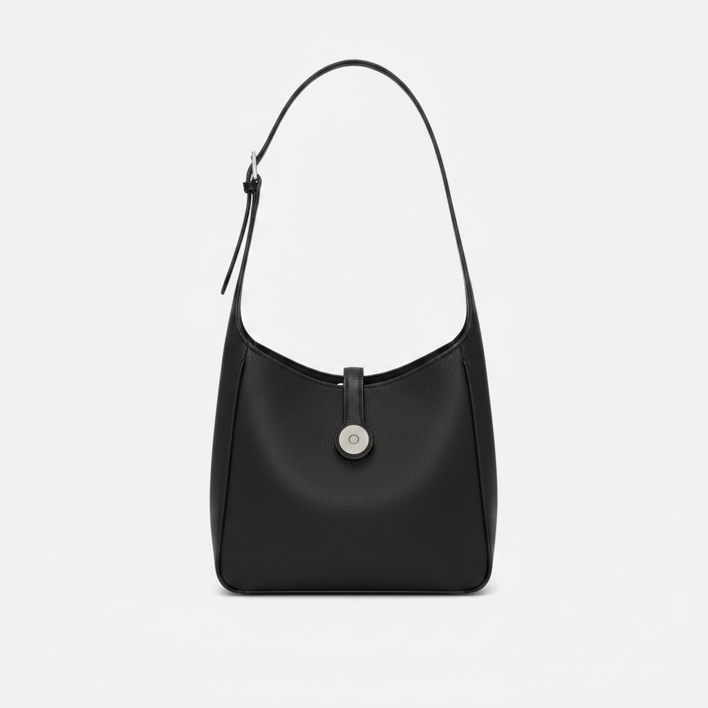 Small Smooth Leather Shoulder Bag