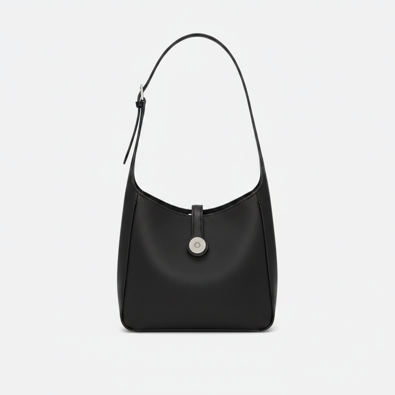 Small Smooth Leather Shoulder Bag